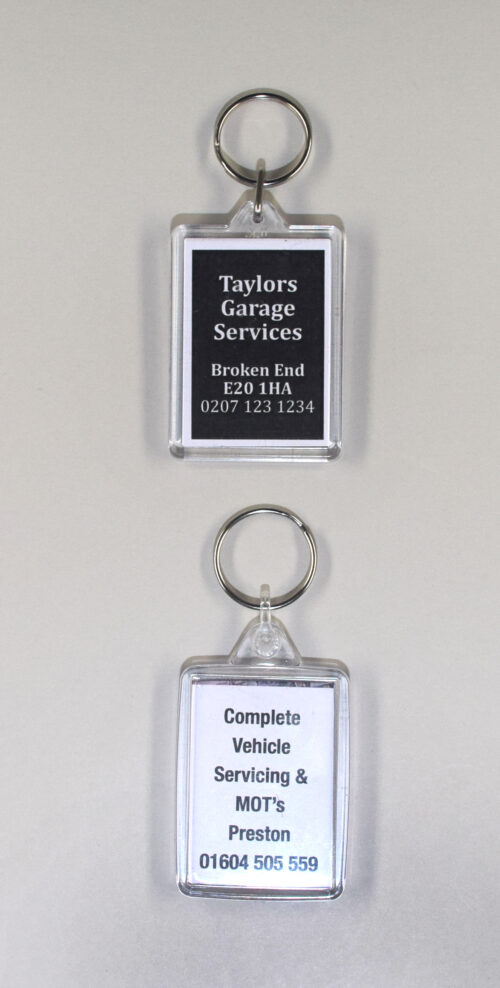 Personalised Keyrings